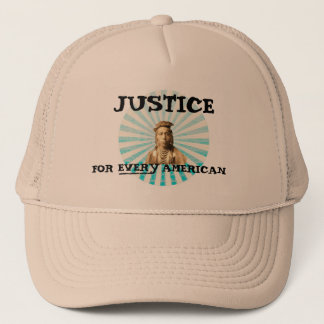 Gerechtigkeit für jeden Amerikaner Truckerkappe
