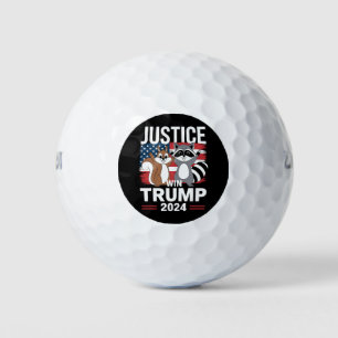 Gerechtigkeit für Peanut gewinnen Trump 2024 Golfball
