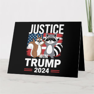Gerechtigkeit Für Peanut Win Trump 2024 Karte