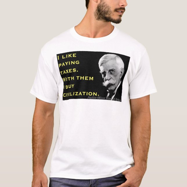 Gerechtigkeit Holmes sagte: T-Shirt (Vorderseite)