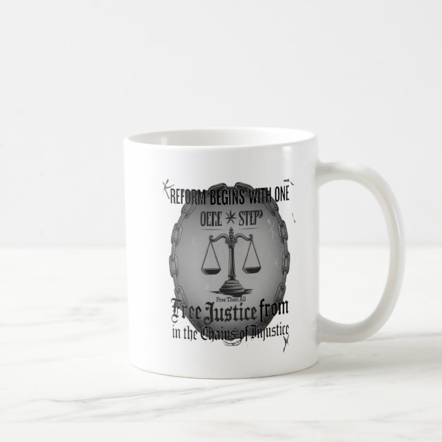 Gerechtigkeit ist unerlässlich kaffeetasse (Rechts)