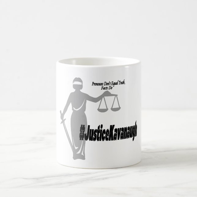 Gerechtigkeit Kavanaugh (Wahrheit u. Tatsachen) Kaffeetasse (Mittel)