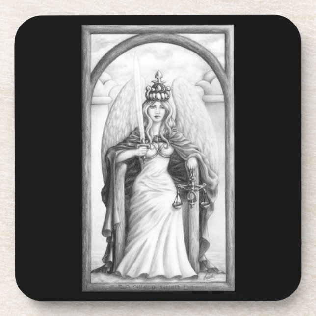 Gerechtigkeit Untersetzer (Vorderseite)