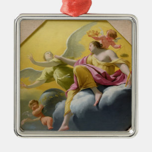 Gerechtigkeit, von einer Reihe von Kardinal vier Silbernes Ornament