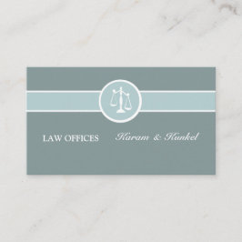 Gerechtigkeits-Gerichts-krimineller Visitenkarte