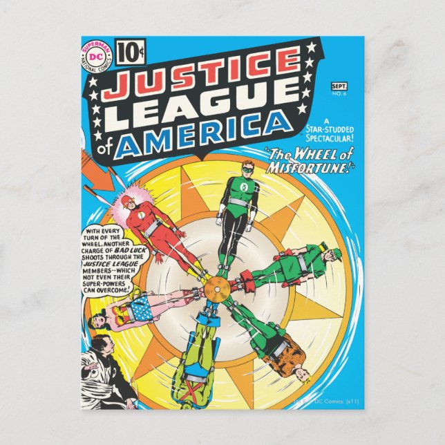 Gerechtigkeitsliga - Ausgabe 6 - September Postkarte (Vorderseite)