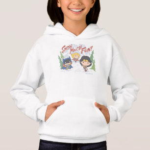 Gerechtigkeitsliga Chibi Snowball Kampf Hoodie
