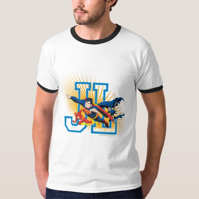 Gerechtigkeitsliga Heroes United T-Shirt (Vorderseite)