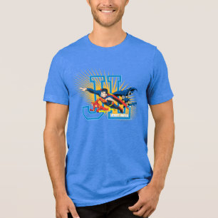 Gerechtigkeitsliga Heroes United Tri-Blend Shirt