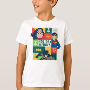 Gerechtigkeitsliga Holiday Collage T-Shirt