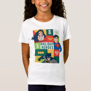Gerechtigkeitsliga Holiday Collage T-Shirt