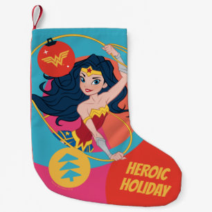 Gerechtigkeitsliga Woman Holiday Bauble Kleiner Weihnachtsstrumpf