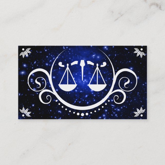 Gerechtigkeitsskalakultiviertheiten Visitenkarte (Vorderseite)