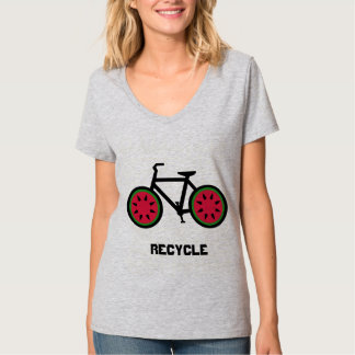 Gerecycelt Fahrradhemd T-Shirt