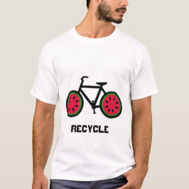 Gerecycelt Fahrradhemd T-Shirt