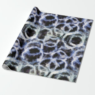 gerecycelt Indigo shibori: Geschenkpapier