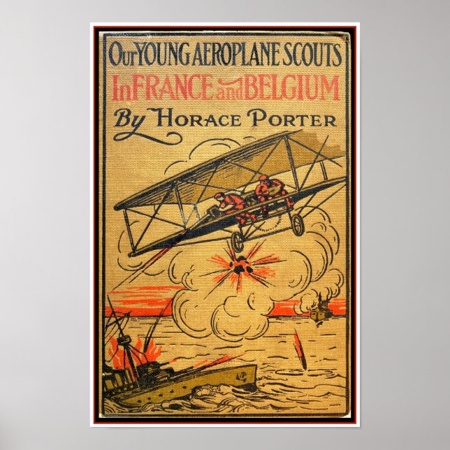 GERECYCELT KUNST: KINDERBUCH 1917 "EUROPA" POSTER (Vorne)