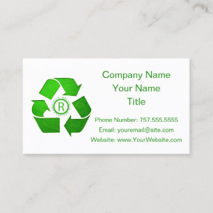 Gerecycelt Logo von Shirley Taylor Visitenkarte