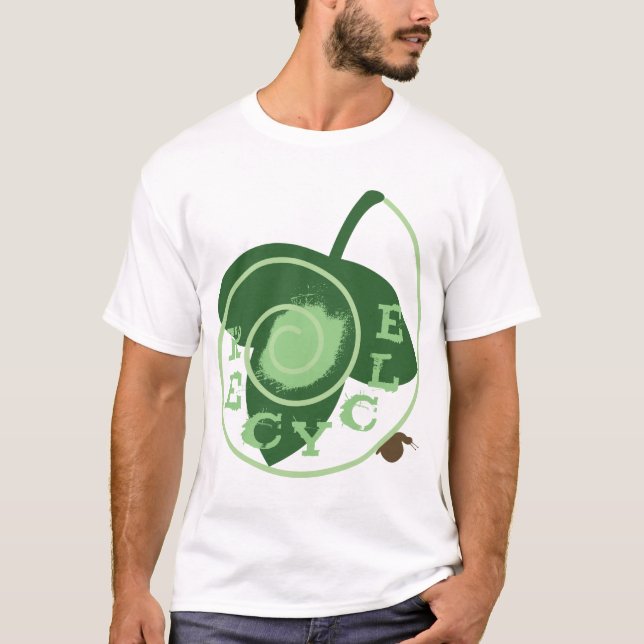 Gerecycelt T - Shirt (Vorderseite)