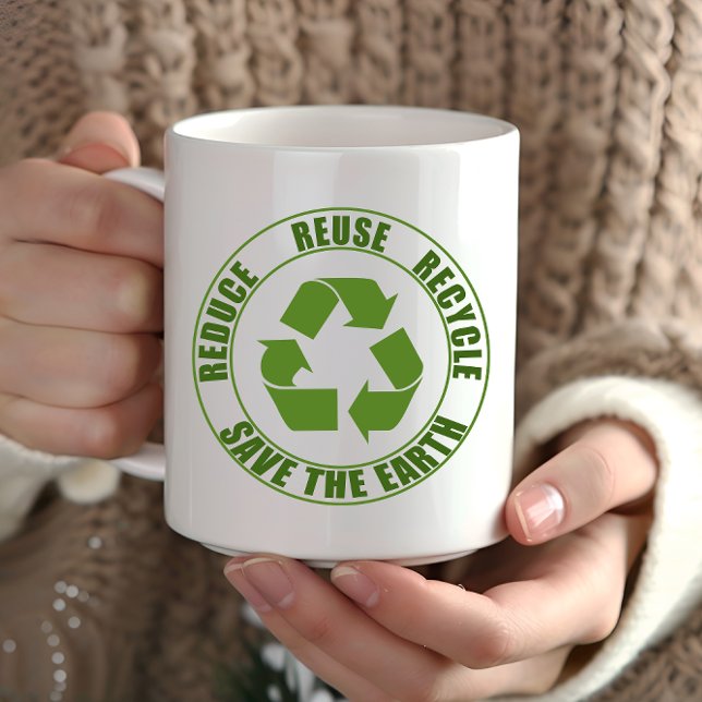 Gerecycelt Wiederverwendung reduzieren Kaffeetasse (Von Creator hochgeladen)