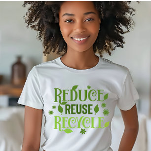 Gerecycelt Wiederverwendung reduzieren T-Shirt