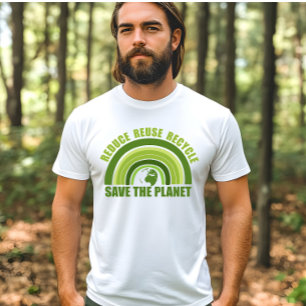 Gerecycelt Wiederverwendung reduzieren T-Shirt