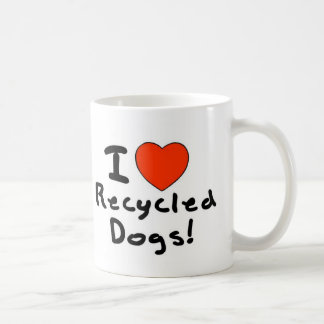 Gerecycelte Hundekaffee-Tasse Kaffeetasse