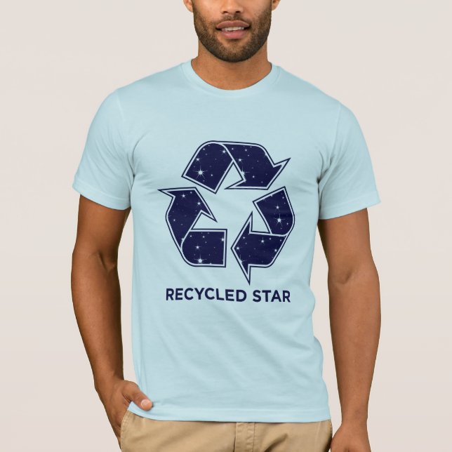 Gerecycelter Stern T-Shirt (Vorderseite)
