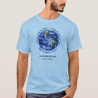 Gereist um den WeltBar-Schläger Mitzvah T-Shirt