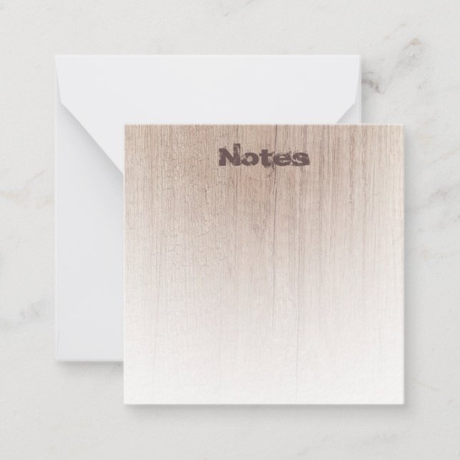 Gereizter Text Elegant Holz Look Moderne Vorlage (Vorderseite)