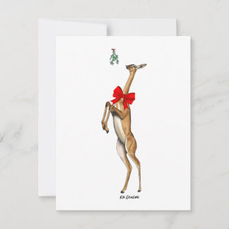 Gerenuk - Urlaubskarte Feiertagskarte