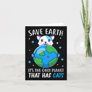 Gerettet, die Erde ist der einzige Planet, der Kat Karte