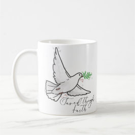Gerettet durch Faith Dove Illustration Kaffeetasse