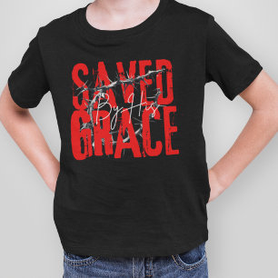 Gerettet durch Gnade - Gott Jesus Christus Glaube T-Shirt