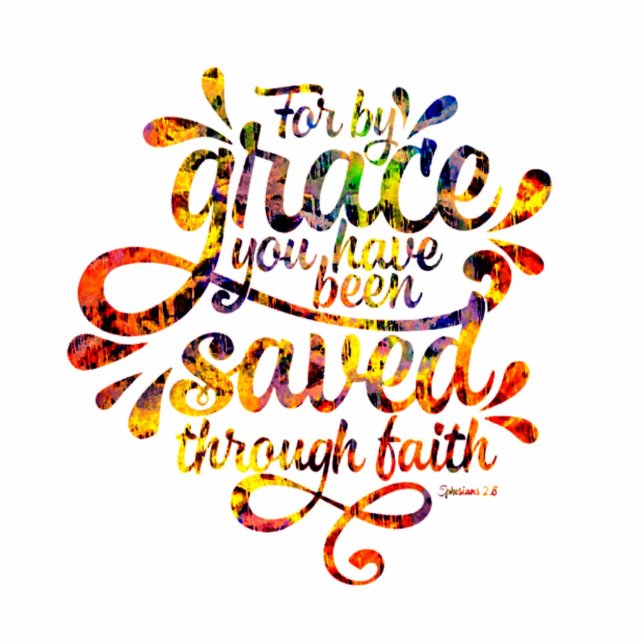 Gerettet durch Grace-Magnet Fotoskulptur Magnet (Vorne)