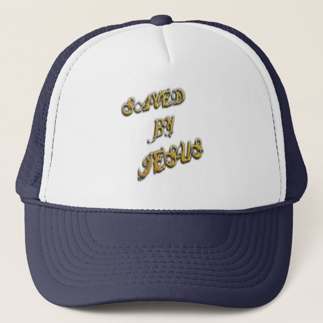 Gerettet durch Jesus 5 Truckerkappe (Vorderseite)