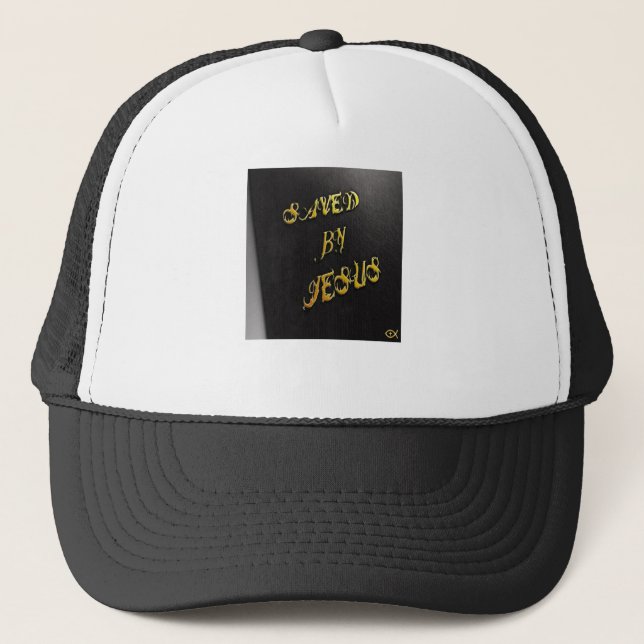 Gerettet durch Jesus 6 Truckerkappe (Vorderseite)