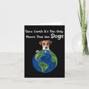Gerettet Erde Es ist der einzige Planet mit Hunden Karte
