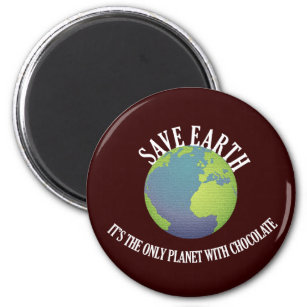 gerettet Erde ist es der einzige Planet mit Schoko Magnet