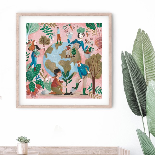 Gerettet Erde Poster (Von Creator hochgeladen)