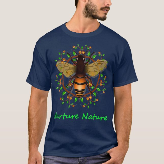 Gerettet Honigbienen schützen Umweltökologie T-Shirt (Vorderseite)