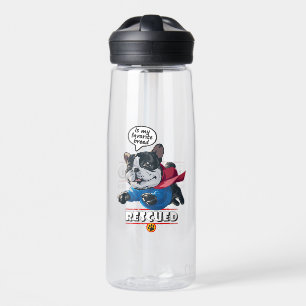 Gerettet ist meine Lieblingsrasse 0,75l Wasserfl Trinkflasche