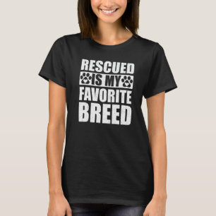 Gerettet ist meine Lieblingsrasse Retter Katzenbes T-Shirt
