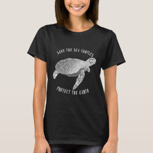 Gerettet Meeresschildkröten schützen den Erdmeer T-Shirt