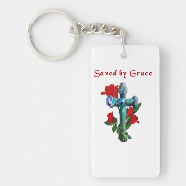 Gerettet nach Grace Schlüsselanhänger (Vorderseite)