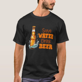 Gerettet Trinkbier Vintag T-Shirt