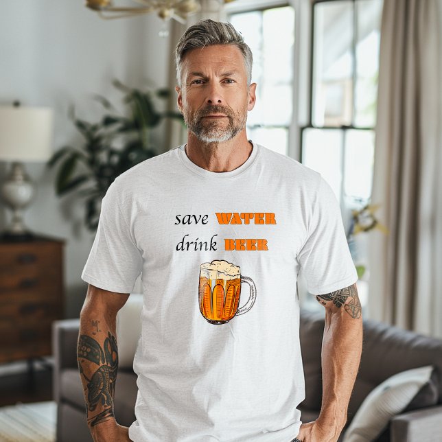 Gerettet Trinkwasser Bier T - Shirt (Von Creator hochgeladen)