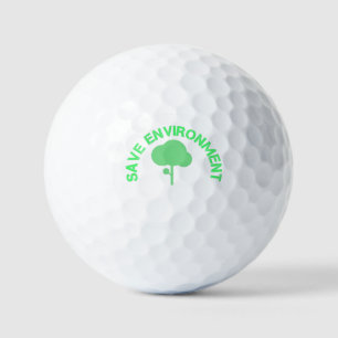 GERETTET UMWELT GOLFBALL