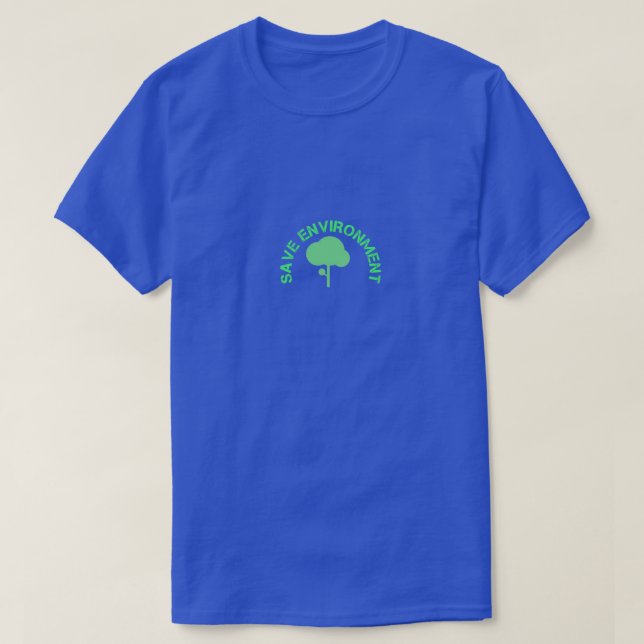 GERETTET UMWELT T-Shirt (Design vorne)