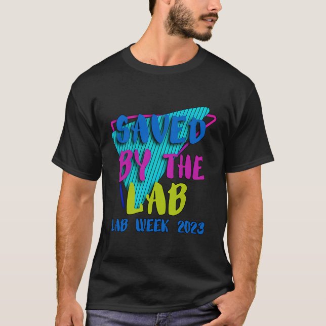 Gerettet von der Labrador Labrador Week 2023 T-Shirt (Vorderseite)